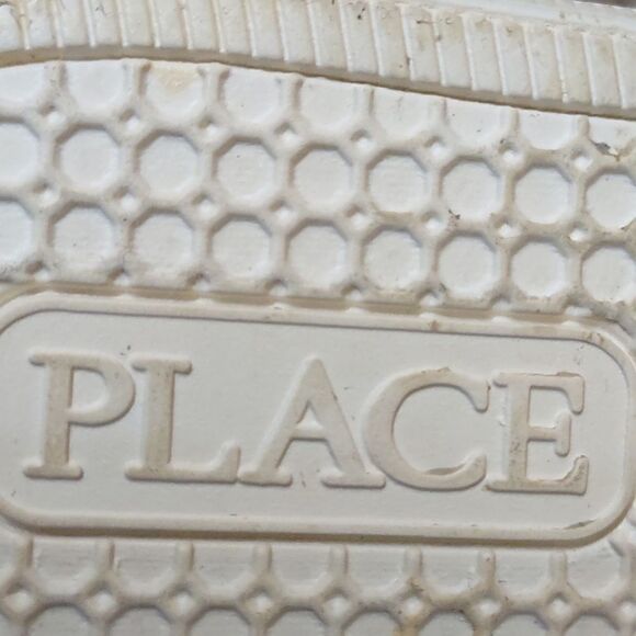 The Children's Place size 5 high top iridescent sequin lace up tennis‎ shoe - Picture 5 of 6